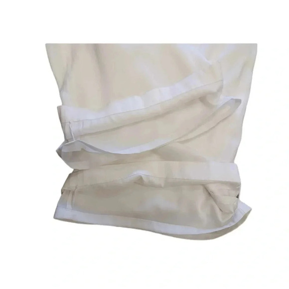 Club Monaco Linen Blend Wide  Leg Lined Capri Pants Size 4 - Picture 6 of 11